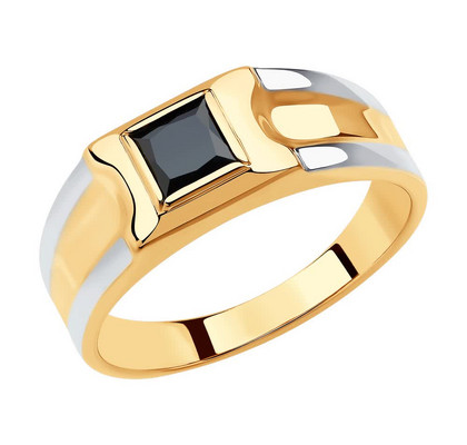 Inel din aur cu fianit