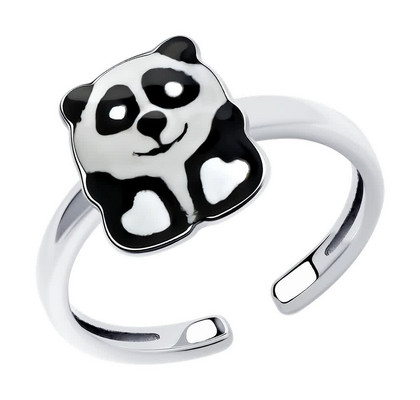 Inel din argint cu email