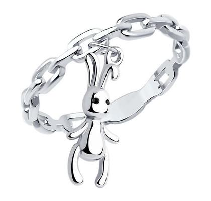 Inel din argint cu email