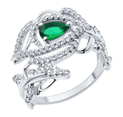 Inel din argint cu zirconiu cubic