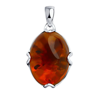 Pandantiv din Argint cu Chihlimbar