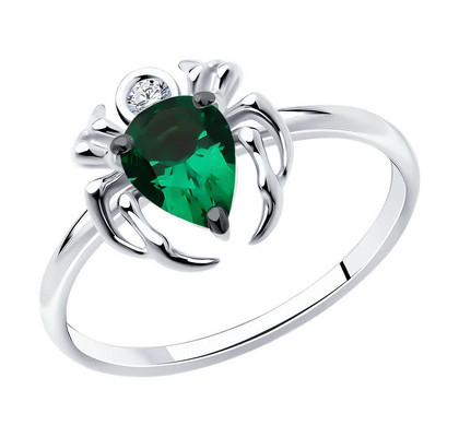 Inel din argint cu zirconiu cubic