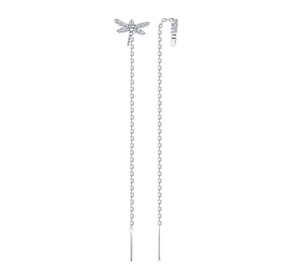 Cercei din argint cu zirconiu cubic