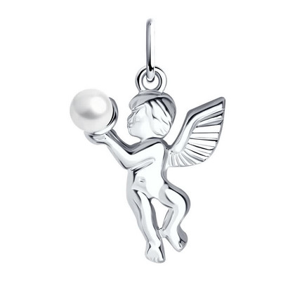 Pandantiv din argint cu perlă