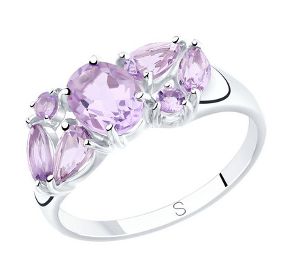 Inel din Argint cu Ametiști