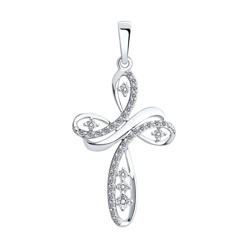 Pandantiv din aur alb