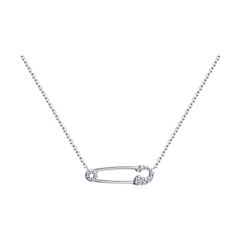 Колье из серебра