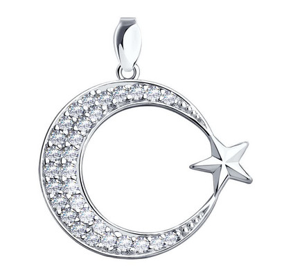 Pandantiv din argint cu zirconiu