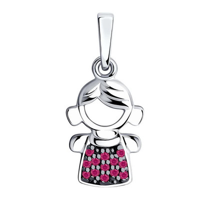 Pandantiv din argint cu zirconiu