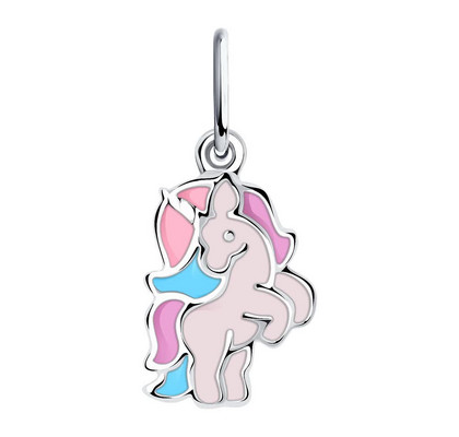 Pandantiv din argint cu email