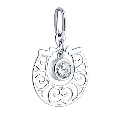 Pandantiv din argint cu zirconiu