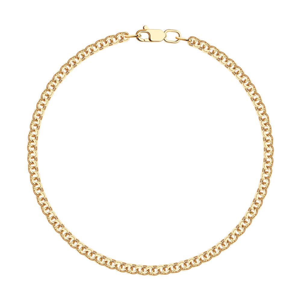 Brățară din aur, împletitură Bismarck