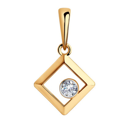 Pandantiv din aur cu fianit