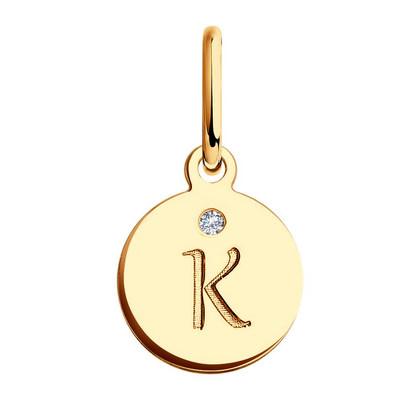 Pandantiv din aur cu fianit