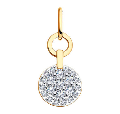 Pandantiv din aur cu fianite