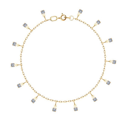 Brățară din aur cu fianite