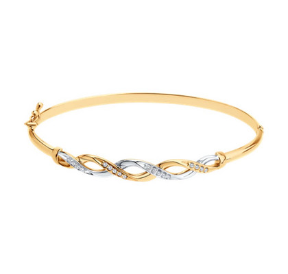 Brățară din aur cu fianite