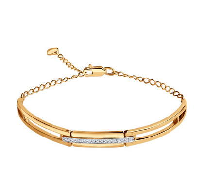 Brățară din aur cu fianite