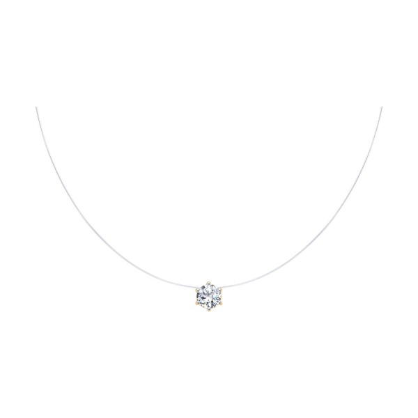 Колье из золота с фианитом