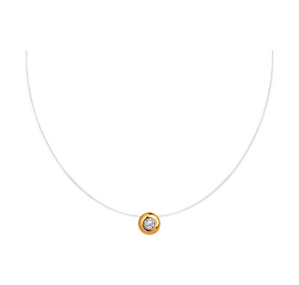 Colier din aur cu fianit