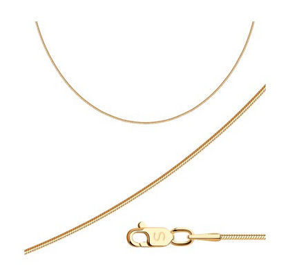 Lanț din aur, împletitură Snake