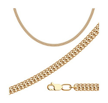 Lanț din aur, împletitură Python