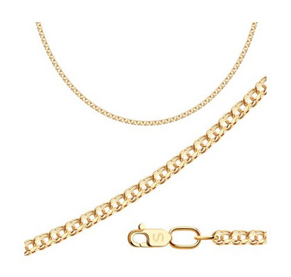 Lanț din aur, împletitură Bismark