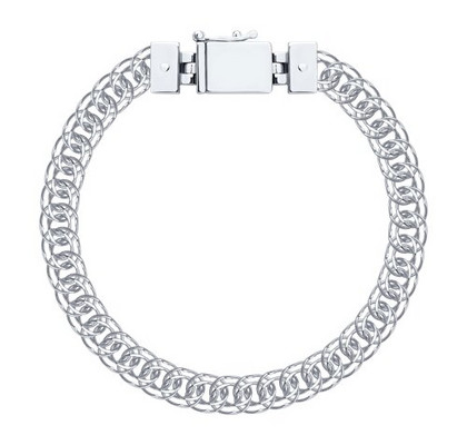 Brățară din argint, împletitură Scorpion