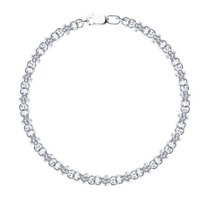 Brățară din argint, împletitură Hawaii