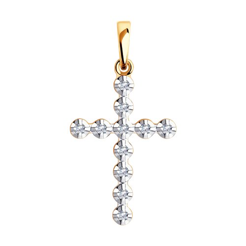 Pandantiv din aur cu zirconiu cubic