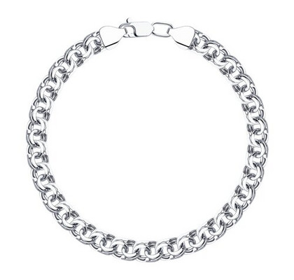 Brățară din argint, împletitură Bismarck