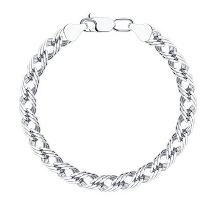 Brățară din argint, împletitură Romb triplu