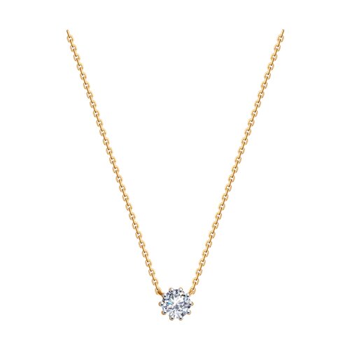Colier din aur cu zirconiu cubic