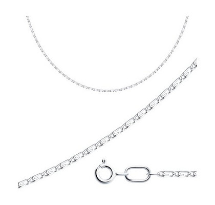 Lanț din argint, împletitură Melc