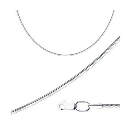 Lanț din argint, împletitură Snake