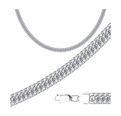 Lanț din argint, împletitură Scorpion