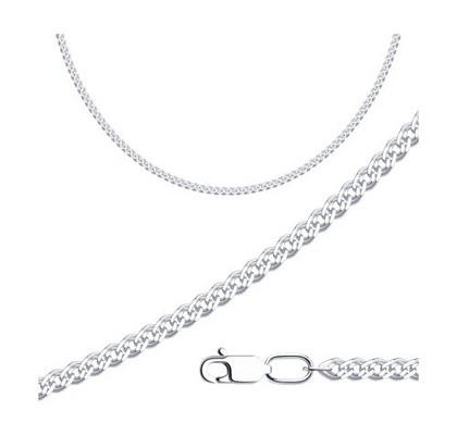 Lanț din argint, împletitură Nonna