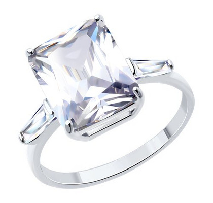 Inel din argint cu zirconiu cubic