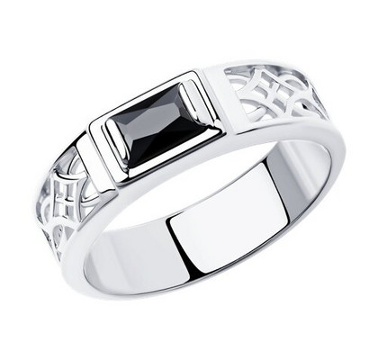 Inel din argint cu zirconiu cubic