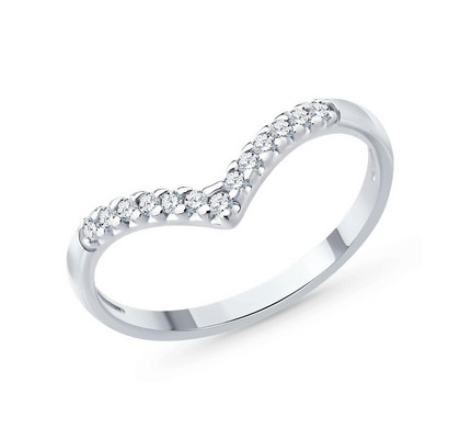 Inel din argint cu zirconiu cubic