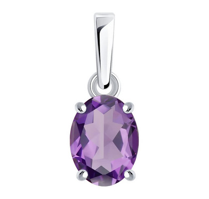 Pandantiv din argint cu ametist