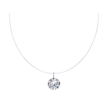 Colier din argint cu zirconiu cubic