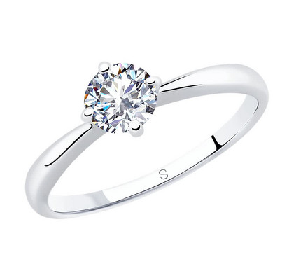 Inel din argint cu zirconiu cubic