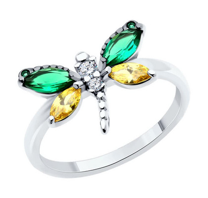 Inel din argint cu zirconiu cubic