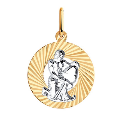 Pandantiv din aur combinat