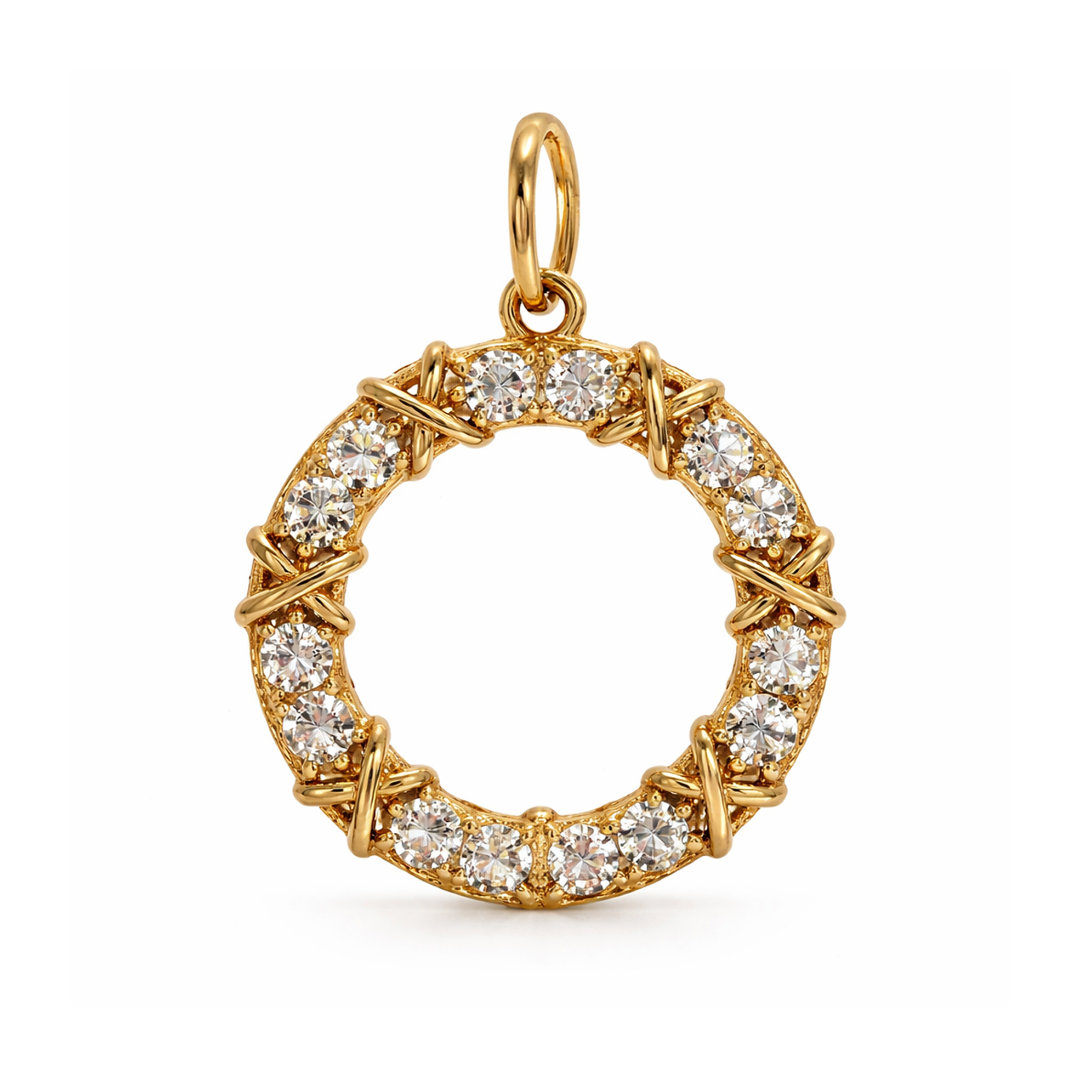 Подвеска из красного золота