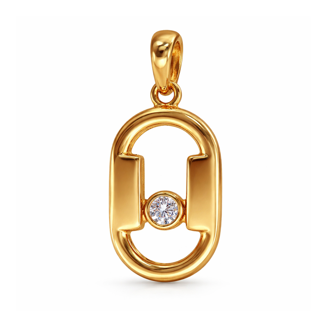 Подвеска из красного золота