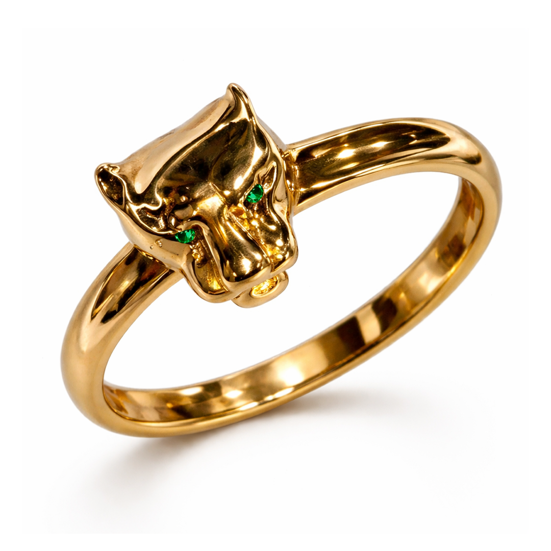 Кольцо из красного золота