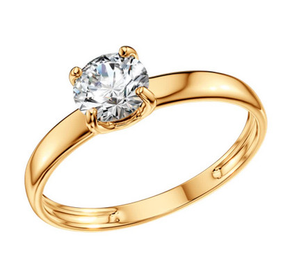 Inel din aur cu zirconiu cubic