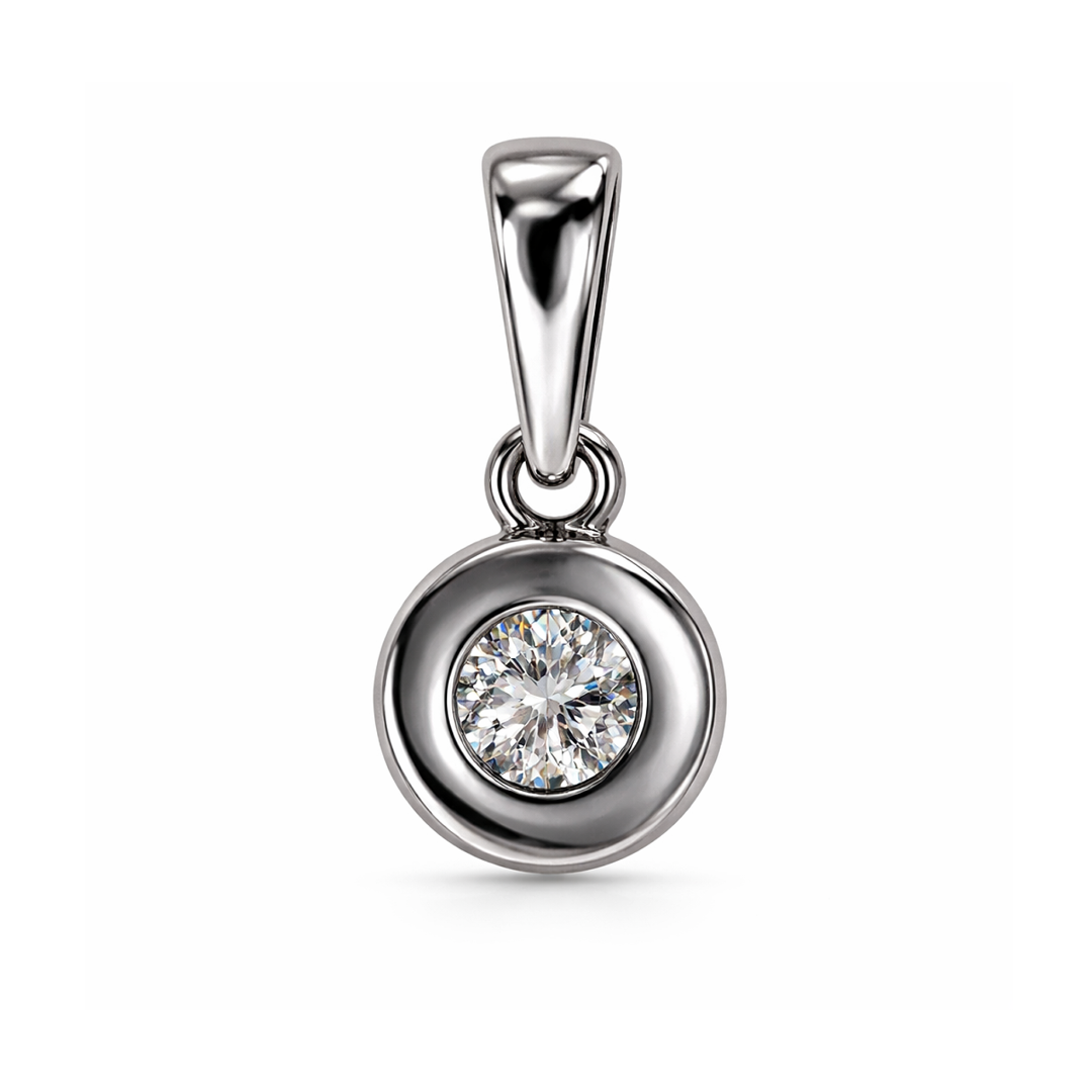 Подвеска из белого золота